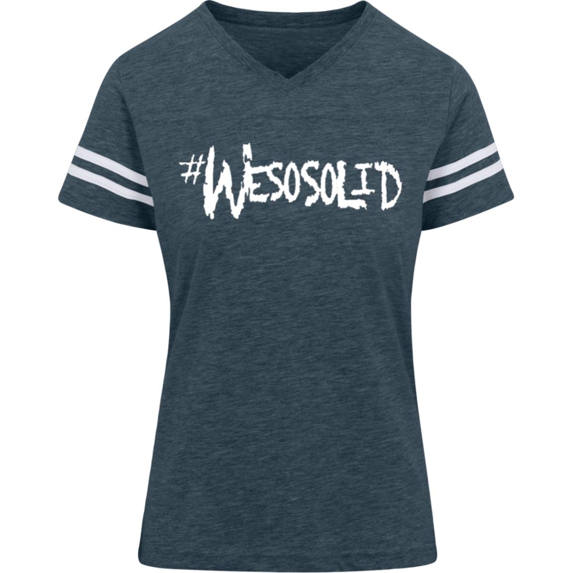 WeSoSolid Womens Football Tee