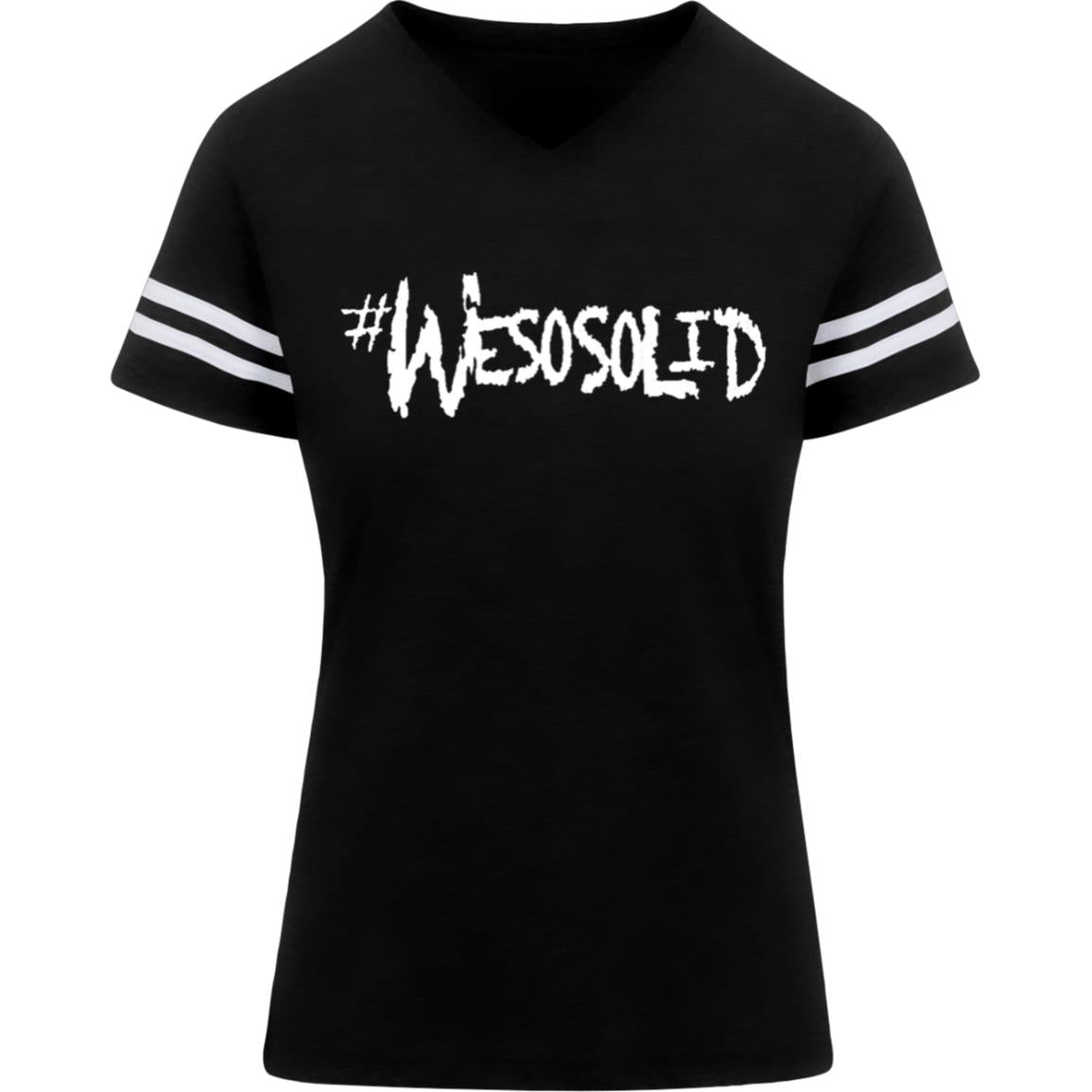 WeSoSolid Womens Football Tee