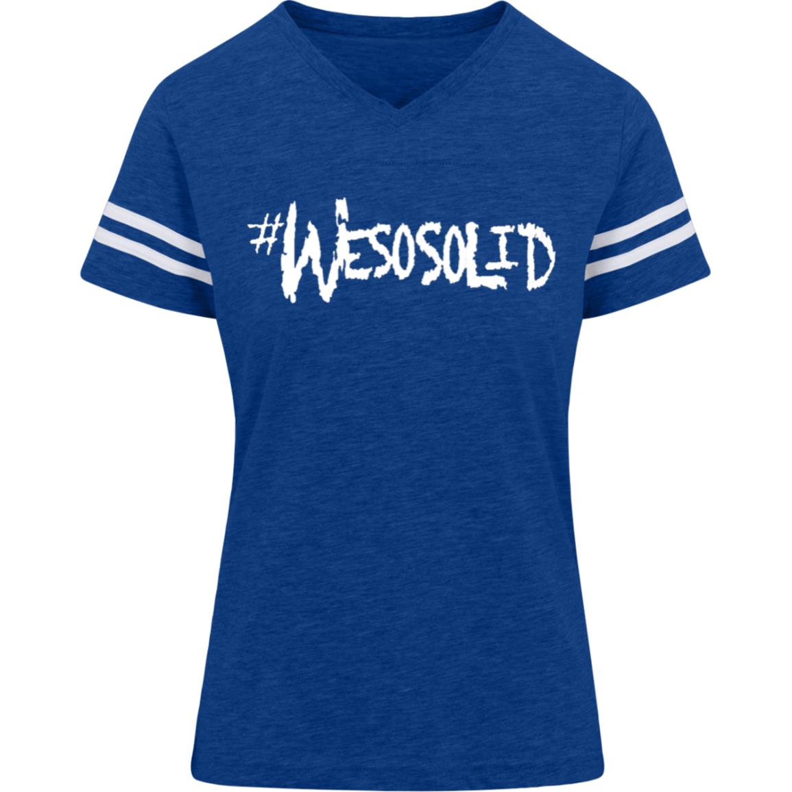 WeSoSolid Womens Football Tee