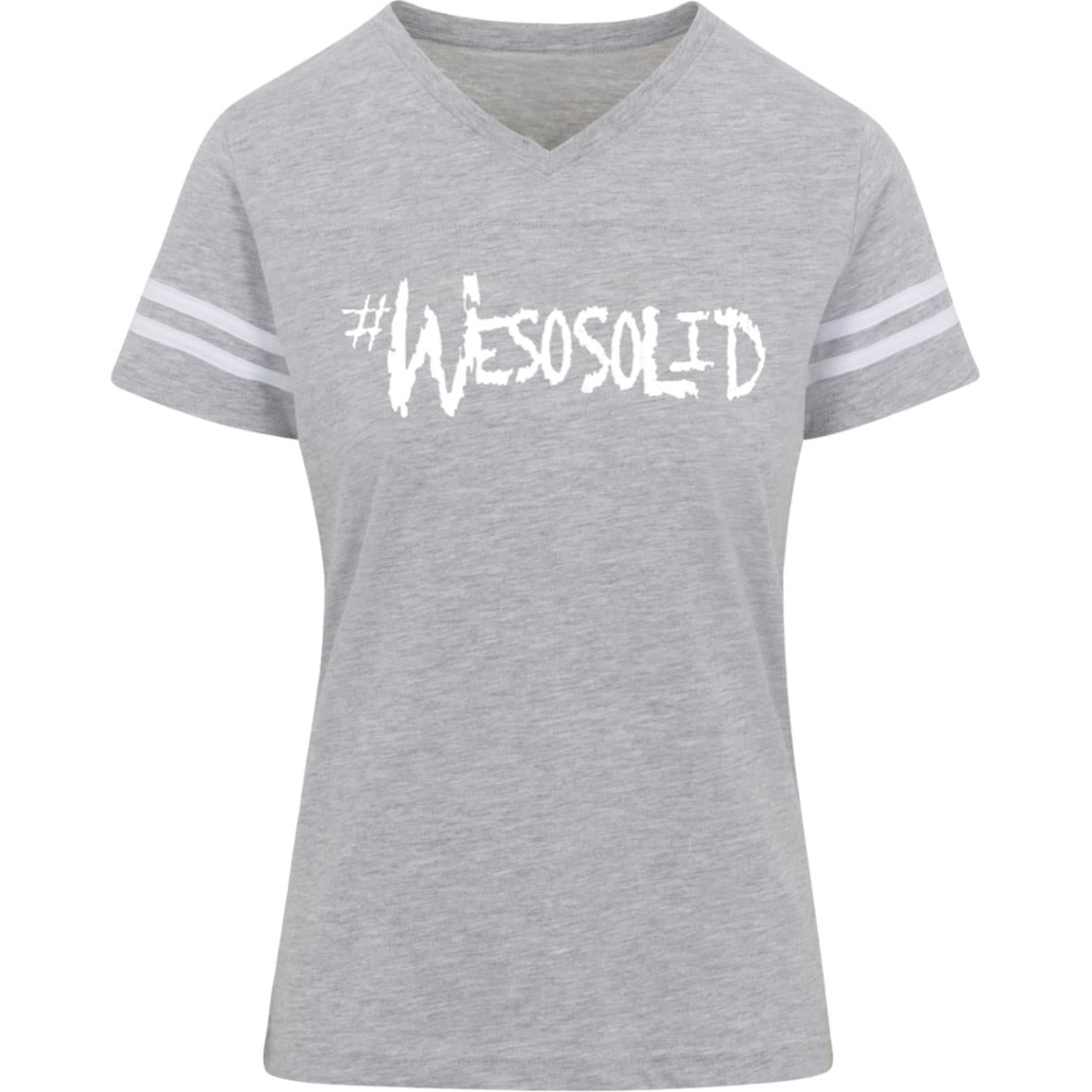 WeSoSolid Womens Football Tee