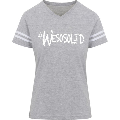 WeSoSolid Womens Football Tee