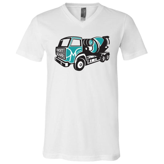 Concrete Truck Unisex Jersey SS V-Neck T-Shirt