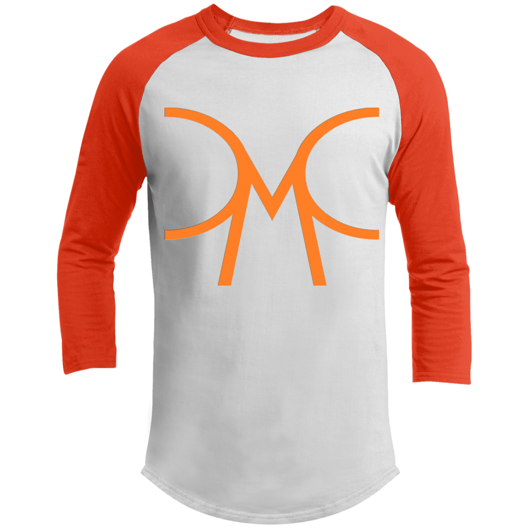 Concrete Orange 3/4 Raglan Sleeve Shirt