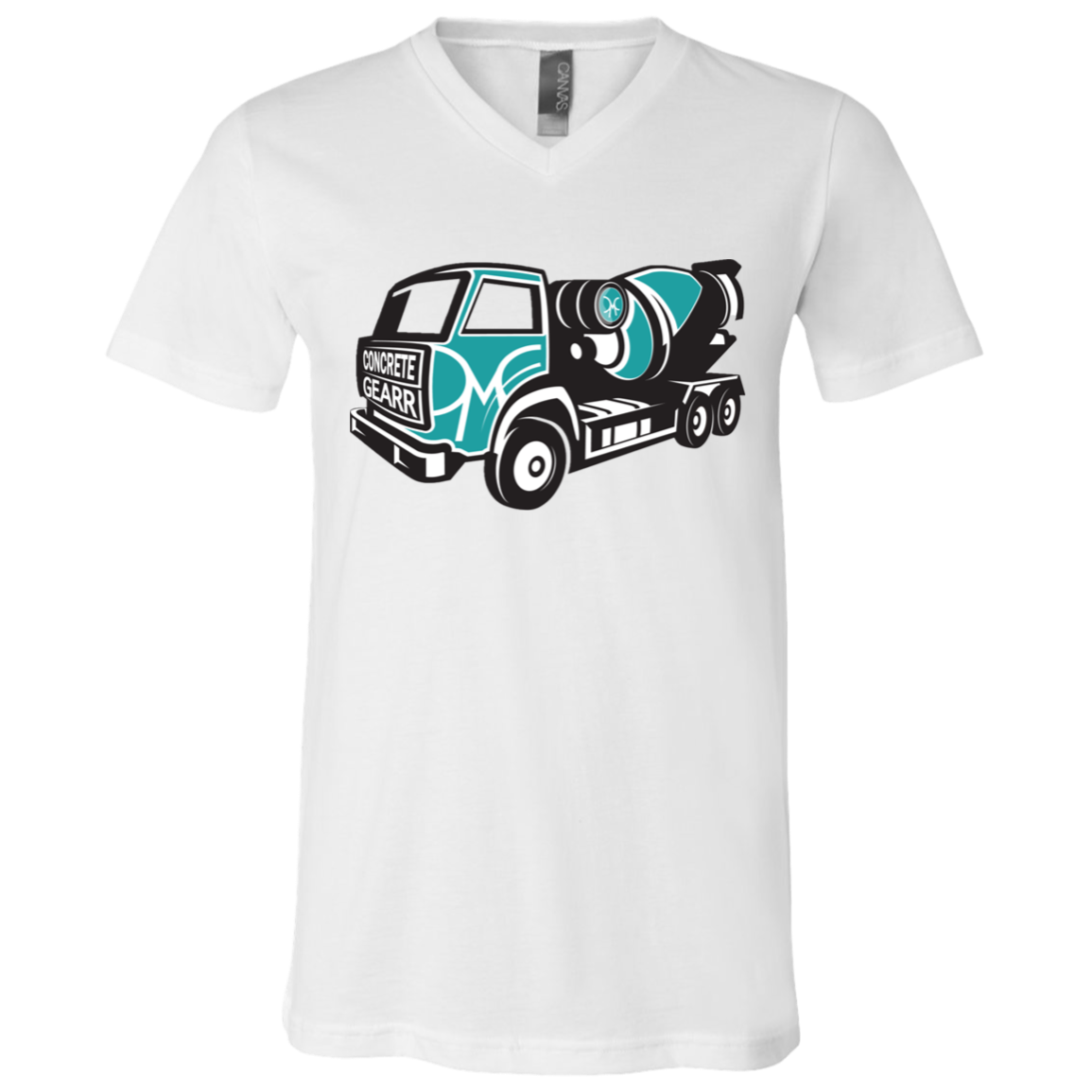 Concrete Truck Unisex Jersey SS V-Neck T-Shirt